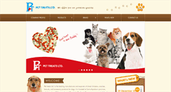 Desktop Screenshot of pettreatsltd.com