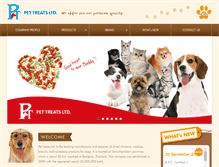Tablet Screenshot of pettreatsltd.com